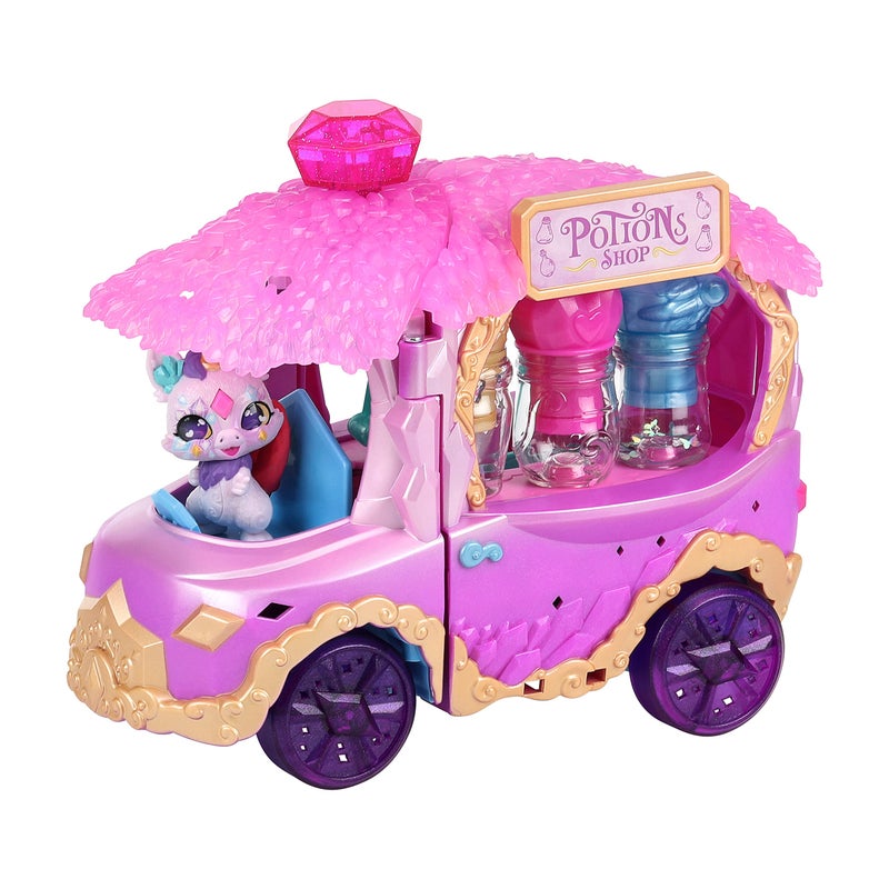 Magic Mixies Magic Potions Truck Playset. Transforms Into A Potion Shop. Create 3 Spells and Potion Surprises for Your Mixlings. Includes 1 Exclusive Mixling - Image 1